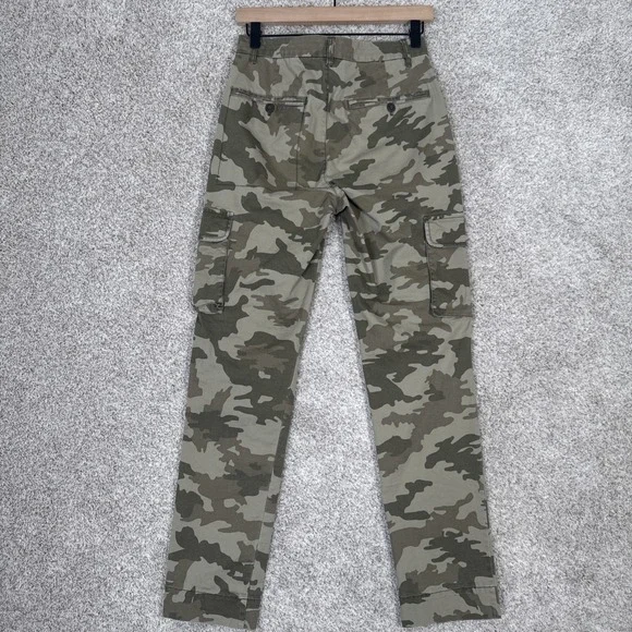 ATM Anthony Thomas Camo Cargo‎ Army Green Women's Khakis Size 28 - Picture 5 of 13